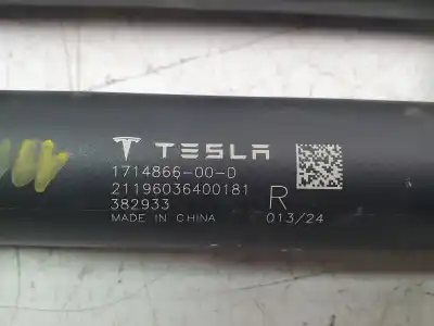 Peça sobressalente para automóvel em segunda mão amortecedores do tronco / porta por tesla model 3 (5yj3) ev referências oem iam 171486500d  171486600d