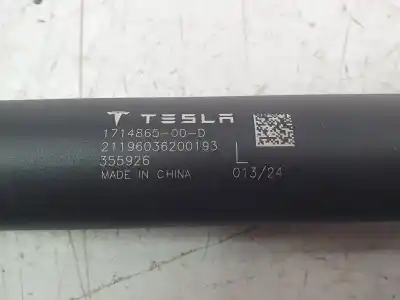 Peça sobressalente para automóvel em segunda mão amortecedores do tronco / porta por tesla model 3 (5yj3) ev referências oem iam 171486500d  171486600d
