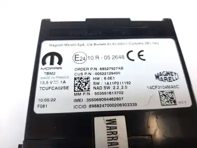 Second-hand car spare part electronic module for jeep compass (m7) longitude fwd oem iam references 52212940  52212940