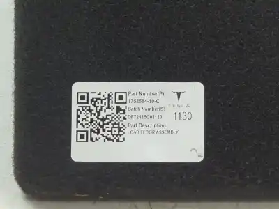 Second-hand car spare part parcel shelf for tesla model 3 (5yj3) ev oem iam references 175358410c  