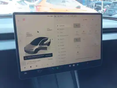 Second-hand car spare part multifunction display for tesla model 3 (5yj3) ev awd oem iam references 175656600d  175656600d
