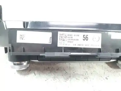 Peça sobressalente para automóvel em segunda mão comando de sofagem (chauffage / ar condicionado) por mazda 3 berlina (bp) híbrido-suave 132 kw spcci (motor 2.0 ltr. - 132 kw) referências oem iam bgkn61190  