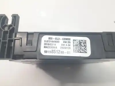 Second-hand car spare part fuse box unit for citroen c4 cactus shine oem iam references 9819851280  