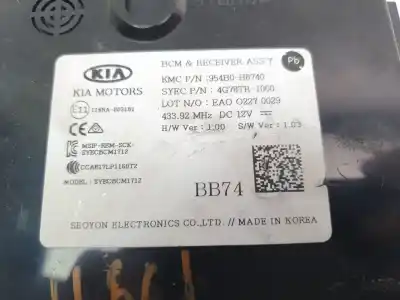 Second-hand car spare part electronic module for kia stonic (ybcuv) drive oem iam references 954b0h8740  