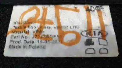 Second-hand car spare part floor mat set for kia xceed drive oem iam references j7143ade50  