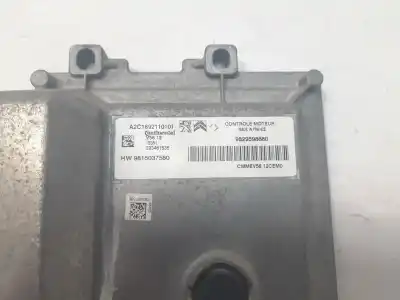 Second-hand car spare part ecu engine control for citroen c3 picasso 1.2 12v e-thp oem iam references 9829598880  a2c1892110101