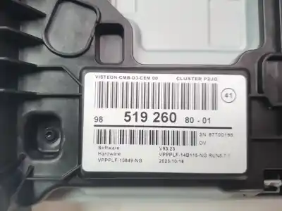 Автозапчастина б/у панель інструментів для opel corsa f 1.2 (68) посилання на oem iam 9851926080  