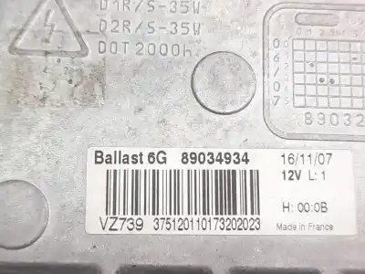 Second-hand car spare part xenon headlights control unit  for volvo b.m. xc90 i (275) d5 awd oem iam references 89034934  