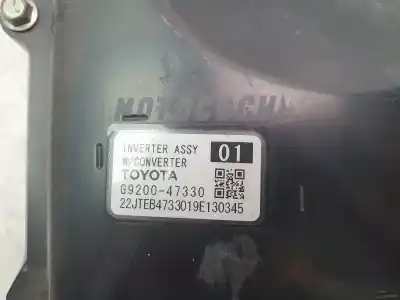 Peça sobressalente para automóvel em segunda mão inversor por toyota corolla (e21) hybrid active referências oem iam g920047330  22jteb4733019e130345