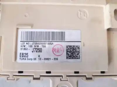 Second-hand car spare part fuse box unit for kia xceed drive oem iam references 91953j7250  