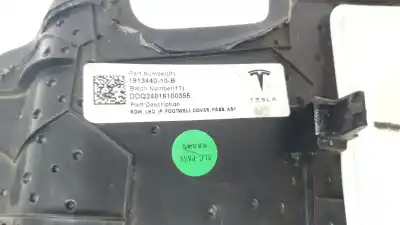 Second-hand car spare part decorative moulding for tesla model 3 (5yj3) ev awd oem iam references 191344010b  