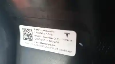 Second-hand car spare part decorative moulding for tesla model 3 (5yj3) ev awd oem iam references 193398310a  
