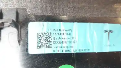 Second-hand car spare part decorative moulding for tesla model 3 (5yj3) ev awd oem iam references 177449410b  