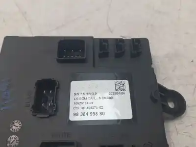 Second-hand car spare part electronic module for jeep avenger altitude oem iam references 9838499880  