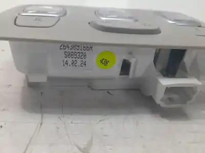 Автозапчастина б/у внутрішне світло для renault captur ii techno посилання на oem iam 264309166r  