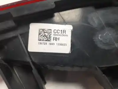 Автозапчасти б/у внутренний правый задний фонарь за hyundai kona (os, ose, osi) 1.0 t-gdi ссылки oem iam 92404j9000  