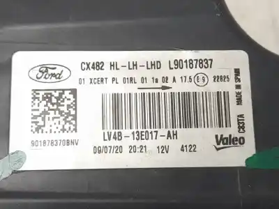 Second-hand car spare part left headlight for ford kuga titanium oem iam references lv4b13e017ah  