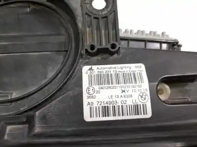 Автозапчастина б/у ліва фара для bmw 2 active tourer (f45) 218 d посилання на oem iam 63087214903 104lpp462 030129023110