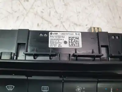 Peça sobressalente para automóvel em segunda mão comando de sofagem (chauffage / ar condicionado) por mg zs comfort referências oem iam 10703154  