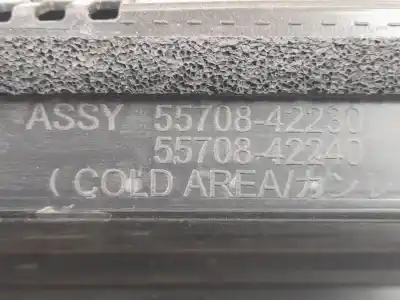 Peça sobressalente para automóvel em segunda mão grelha torpedo curcuvan por toyota rav 4 v (_a5_, _h5_) 2.5 hybrid (axah52) referências oem iam 5570842230  