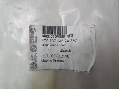 Peça sobressalente para automóvel em segunda mão grelha de pára choques esquerda por audi a4 b5 (8d2) 1.8 t referências oem iam 8d0807345aa   Peça sobressalente para automóvel em segunda mão grelha de pára choques esquerda por audi a4 b5 (8d2) 1.8 t referências oem iam 8d0807345aa