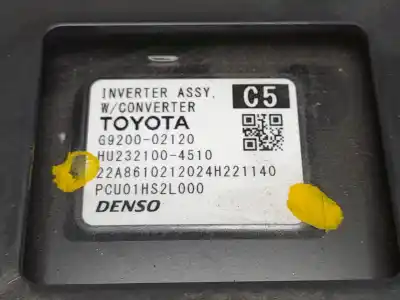 Peça sobressalente para automóvel em segunda mão inversor por toyota corolla fastback (_e21_) 1.8 hybrid (zwe211) referências oem iam g920002120  