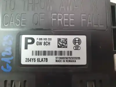 Second-hand car spare part electronic module for renault clio v intens oem iam references 284y66la7b  f005v03220