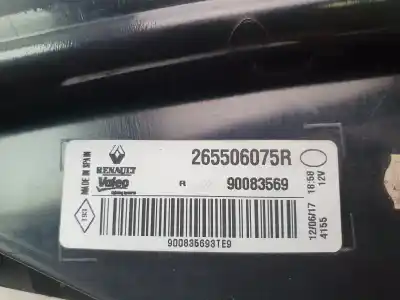 Pezzo di ricambio per auto di seconda mano luce di coda interna destra per renault megane iv fastback (b9a/m/n_) 1.5 dci 110 (b9a3) riferimenti oem iam 265506075r  