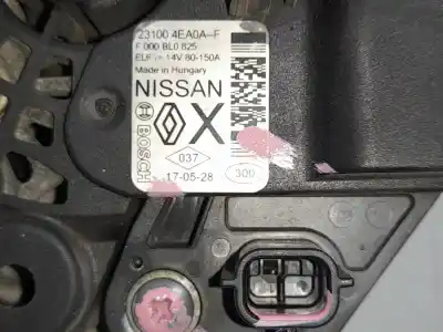 Автозапчасти б/у генератор за renault megane iv fastback (b9a/m/n_) 1.5 dci 110 (b9a3) ссылки oem iam 231004ea0af  