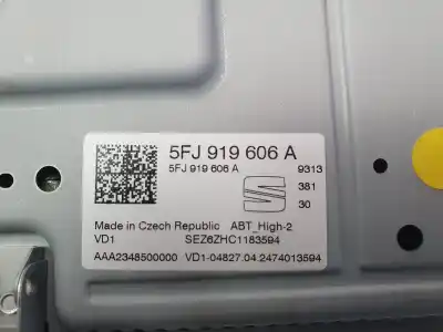 Second-hand car spare part multifunction display for seat ateca (khp) fr oem iam references 5fj919606a  