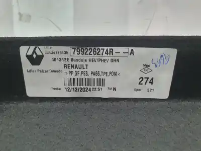 Pezzo di ricambio per auto di seconda mano vassoio posteriore per renault rafale rafale riferimenti oem iam 799226274r  