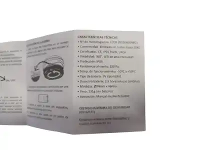 Pièce détachée automobile d'occasion balise v16 pour universal universal universal références oem iam balizav16  