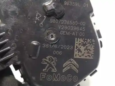 Peça sobressalente para automóvel em segunda mão borboleta de admissão por citroen c3 tonic referências oem iam 9807238580 v29039645 