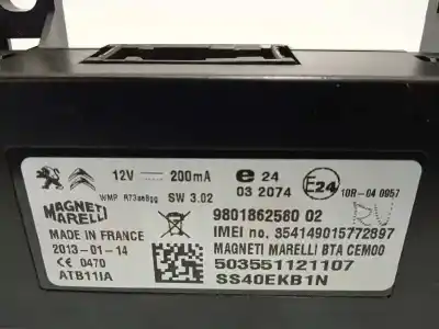 Recambio de automóvil de segunda mano de modulo electronico para peugeot 508 2.0 16v hdi fap referencias oem iam 9801862580  