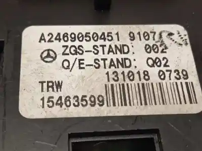 Recambio de automóvil de segunda mano de interruptor para mercedes-benz clase a (w176) a 45 amg 4-matic edition 1 (176.052) referencias oem iam a2469050451 a24690504519107 