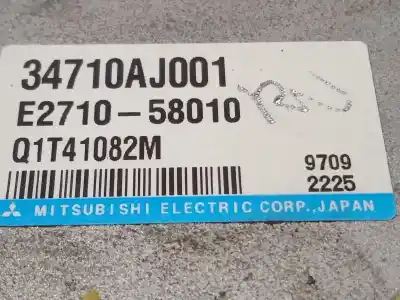 Recambio de automóvil de segunda mano de modulo electronico para subaru legacy familiar/outback b13 (bp) 2.0 diesel cat referencias oem iam 34710aj001 e271058010 