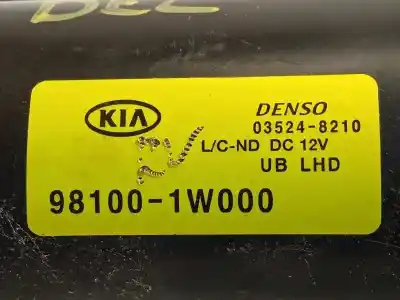 Автозапчасти б/у мотор переднего стеклоочистителя за kia rio basic ссылки oem iam 981001w000  