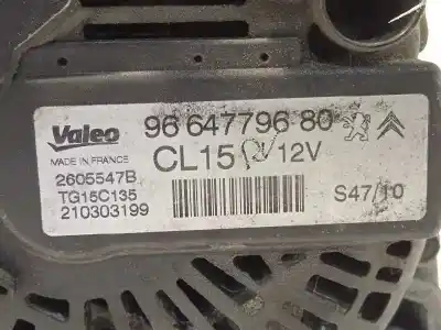 Second-hand car spare part alternator for citroen c4 grand picasso exclusive oem iam references 9664779680 tg15c135 2605547b