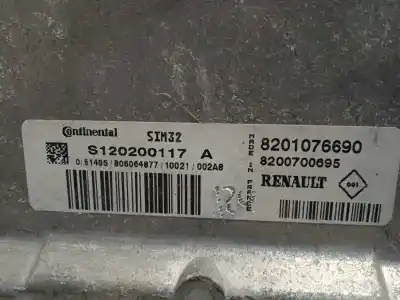 Peça sobressalente para automóvel em segunda mão centralina de motor uce por renault twingo authentique referências oem iam 8201076690 8200700695 s120200117