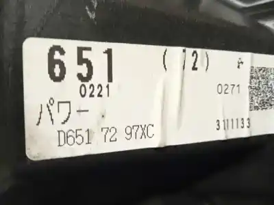 Автозапчастина б/у регулятор скла заднього правого для mazda 2 (de_, dh_) 1.3 (de3fs) посилання на oem iam d6517297xc d01g5858xb 