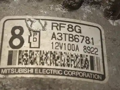Second-hand car spare part alternator for mazda 6 lim. (gh) 2.0 crtd 140cv active oem iam references rf8g18300 a3tb6781 