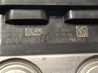 Recambio de automóvil de segunda mano de abs para peugeot 308 allure referencias oem iam 9812786180 269936 0265956353