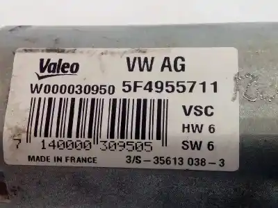 İkinci el araba yedek parçası arka silecek motoru için seat leon (5f1) style oem iam referansları 5f4955711  