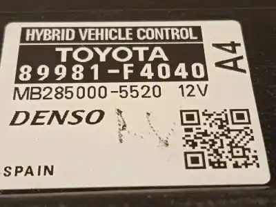 Автозапчастина б/у електронний модуль для toyota c-hr (_x1_) 1.8 hybrid (zyx10_, zyx11_) посилання на oem iam 89981f4040 2850005520 