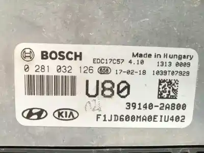 Second-hand car spare part ecu engine control for kia pro cee´d (jd) 1.4 crdi 90 oem iam references 391402a800 0281032126 
