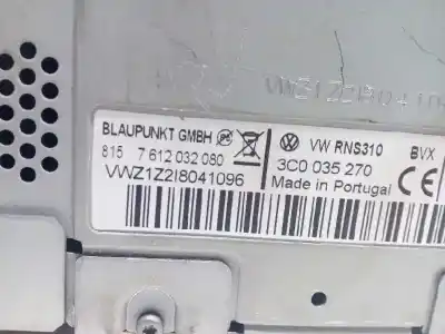 Автозапчасти б/у gps-навигационная система за volkswagen passat berlina (3c2) highline ссылки oem iam 3c0035270 8157612032080 