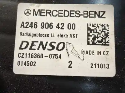 Recambio de automóvil de segunda mano de motor calefaccion para mercedes-benz clase a (w176) a 45 amg 4-matic edition 1 (176.052) referencias oem iam a2469064200 cz1163600754 