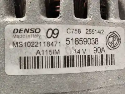 Second-hand car spare part alternator for fiat nuova 500 (150) blackjack oem iam references 51859038 ms1022118471 