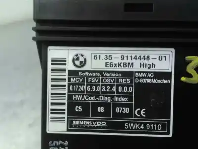 Автозапчастина б/у електронний модуль для bmw serie 5 touring (e61) 520d посилання на oem iam 61359114448 6135911444801 