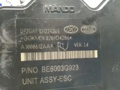 Peça sobressalente para automóvel em segunda mão abs por kia rio basic referências oem iam 589201w505 60bh6013g923 be6003g923
